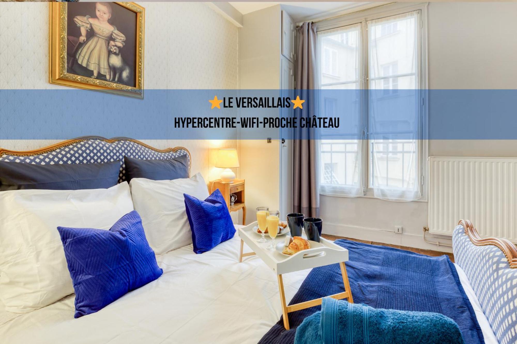 * Le Versaillais*2 Min A Pied Du Chateau Versailles Bagian luar foto